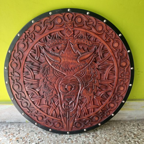 Medieval wooden viking - medieval,