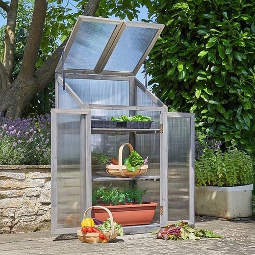 Tier wooden greenhouse - 3, grow