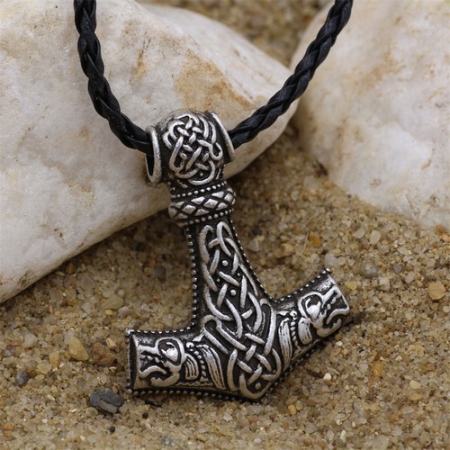 Viking thor hammer silver - viking,