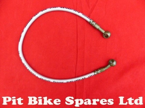 Braided rear brake line hose - braided,