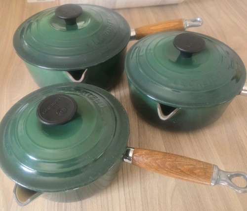 Creuset enameled cast - 3,