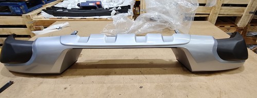 Rear bumper silver - bumper, black