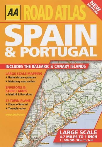 Road atlas spain and portugal - road,