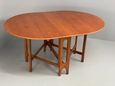 Vintage Teak Dropleaf Table By