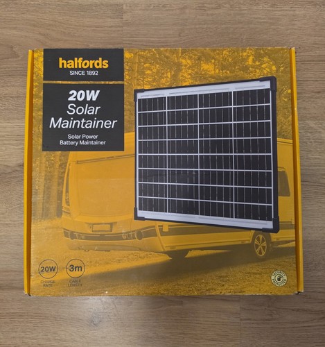 Halfords 20w solar maintainer - 20w,