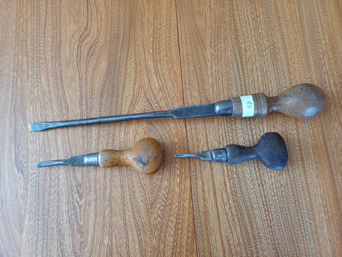 Antique wooden handle - 3, x