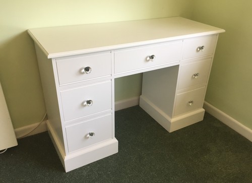 Painted double pedestal - painted,