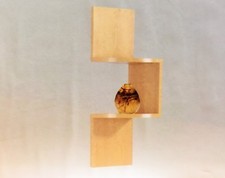 2/3/5 Tier Lucca Corner Shelf Floating Wall Shelves Storage Display Shelving