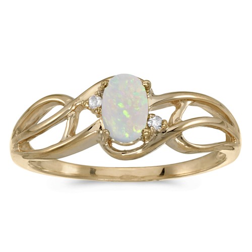 10k yellow gold oval - 10k,