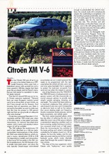 1990 Citroen XM V6 -  Profile