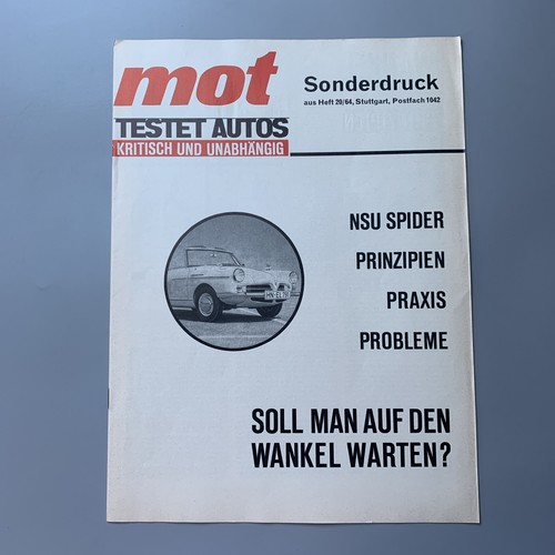 1964 mot special reprint - mot, nsu