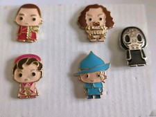 Pin Badges- Harry Potter Character Warner Bros Badges X5 Pictured