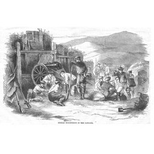 CRIMEAN WAR Russian Encampment