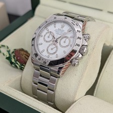 Rolex daytona white men - rolex,