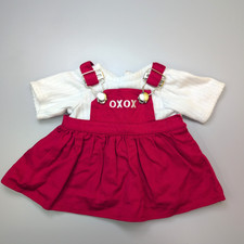 Bear Factory Red Overall Dress