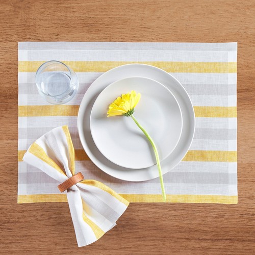 Linen dinner napkins - linen, of