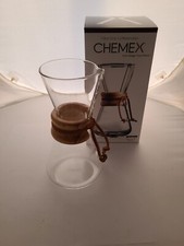 CHEMEX 3-Cup Wood Neck Glass