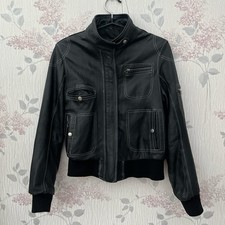 "Men's Real Leather Bomber