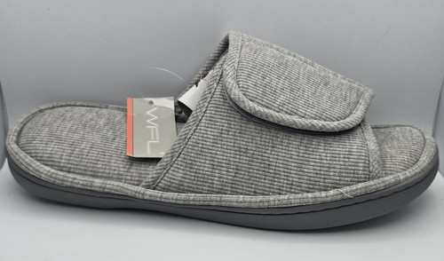 Wfl men gray knit open - gray, toe