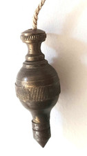 Antique brass plumb bob