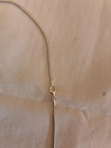 Sterling silver 9mm snake - sterling,