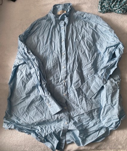Blue maternity blouse - blouse, size