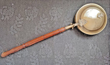 Vintage Brass Bed Warmer With