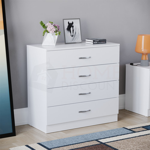 White chest drawers - white,