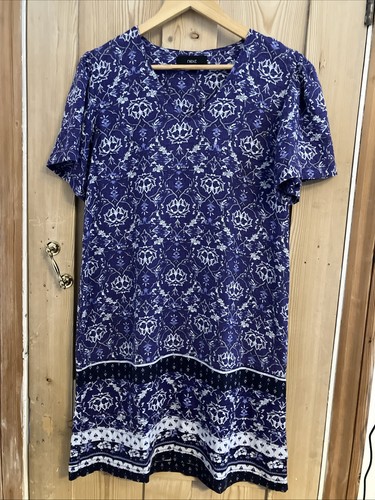 Ladies next linen blend dress - linen,