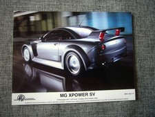 MG XPower SV press photo, 2002, rare & original, excellent