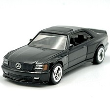CUSTOM HOT WHEELS MERCEDES 560 SEC AMG REAL RIDERS RUBBER TYRES **COMBINE POST**