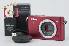 "Shutter count 1,045" Nikon 1 J3 Red 14.2 MP Mirrorless Digital Camera Body