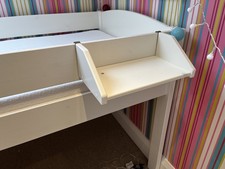 Stompa Mid Sleeper Single Cabin Bunk Bed White - pre owned 