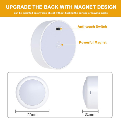 Rechargeable rgb puck lights - rechargeable,