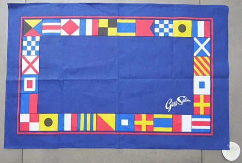Vintage tea towel nautical - vintage,