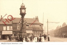 Picture Postcard_ Rotherham, Effingham Square C.1912 (Repro)