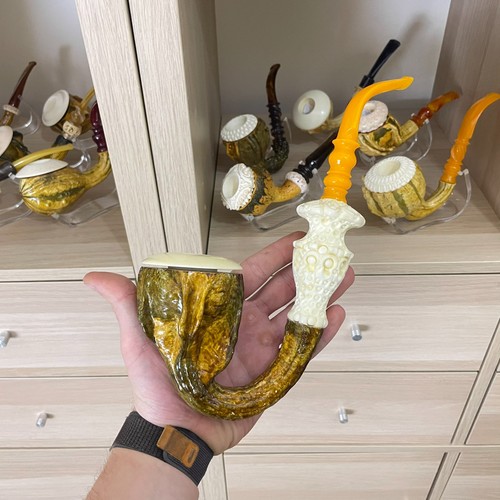 Handmade calabash pipe from - calabash,