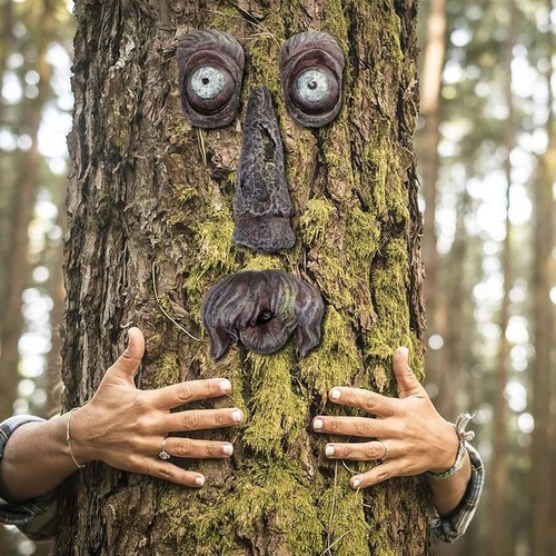 Outdoor resin tree - resin, face