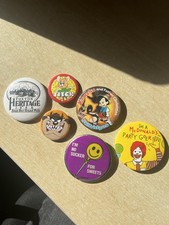 6x Vintage Badges Job Lot
