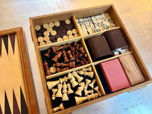 Chess board backgammon games - chess,