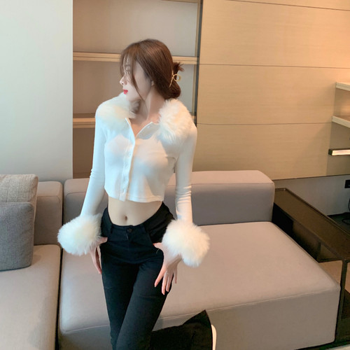 Ladies faux fur collar - ladies,