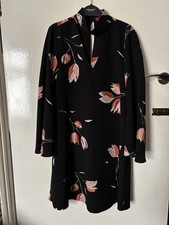 Ladies Zara Black Tulip Floral