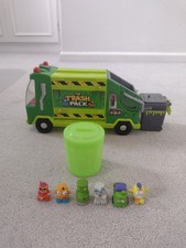 The Trash Pack Truck With Bin & 6 Figures