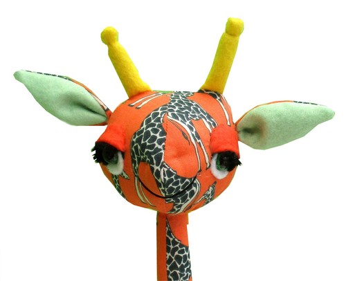 Gemini giraffe fabric sewing