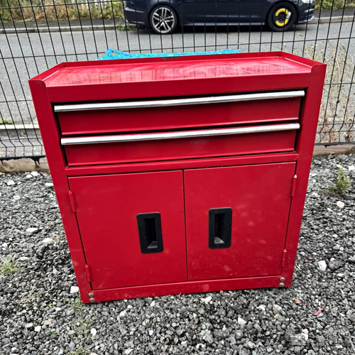Red metal tool - metal, storage