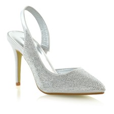 Womens Bridal Shoes Diamante