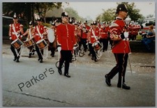 Military Photograph Queens Lancashire Regiment Bandsmen Drum Major & Conductor