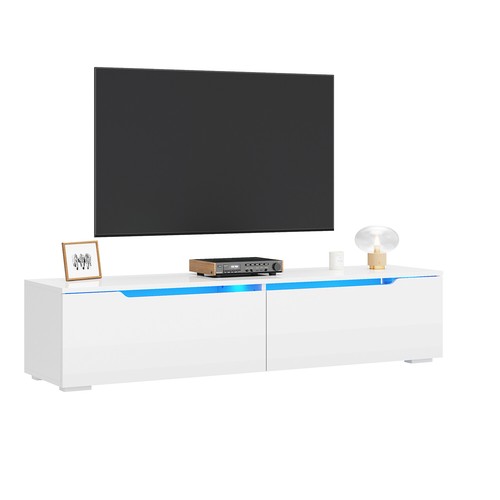 140cm high gloss white - 140cm,