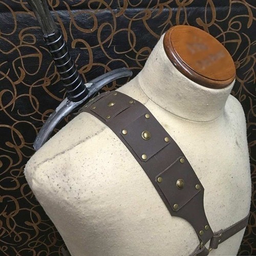 Medieval sword shoulder - sword, back
