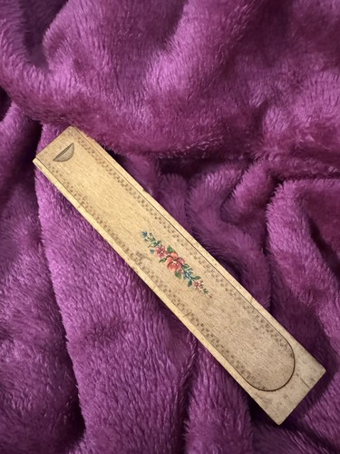 Antique pencil box - box, slide